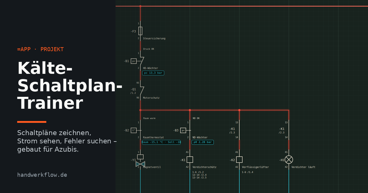 Warum ich einen Schaltplan-Trainer für Azubis gebaut habe